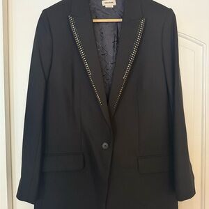 Zadig & Voltaire Black Embellished Blazer Vestiaire Collection